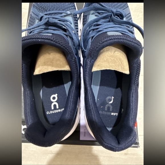 On Running Men's Navy Athletic Shoes - Picture 4 of 5